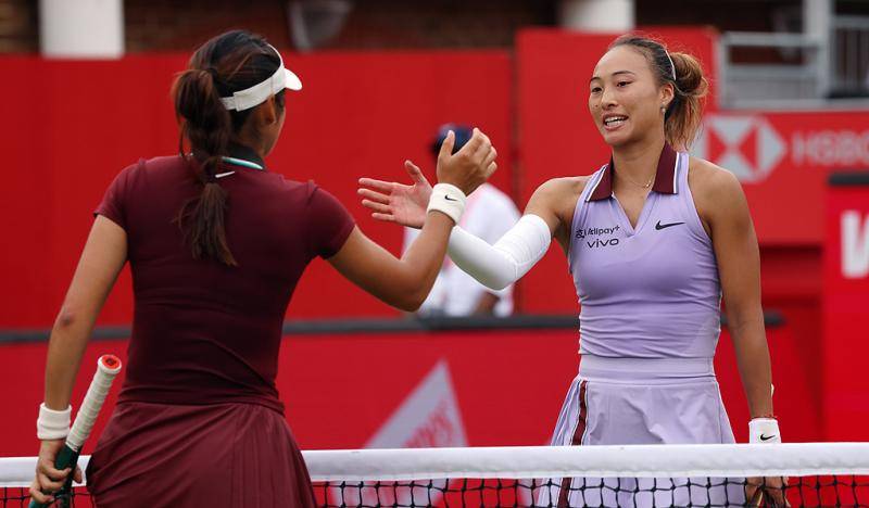 皇冠代理管理端_WTA女王杯｜郑钦文草地滑倒成“躺赢” 世界排名首进前四